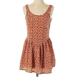 4/$25 🥂 h.i.p. Orange Printed Dress